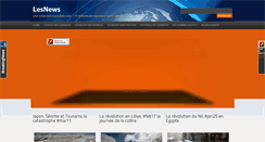 Desktop Screenshot of lesnewsfr.com