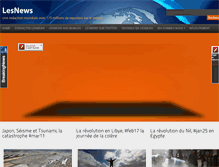 Tablet Screenshot of lesnewsfr.com